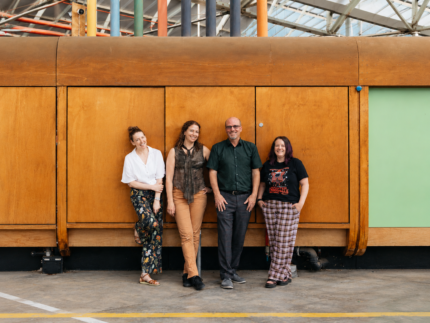 Hellie, Damia, Chris and Emma at the Tonsley Innovation Hub